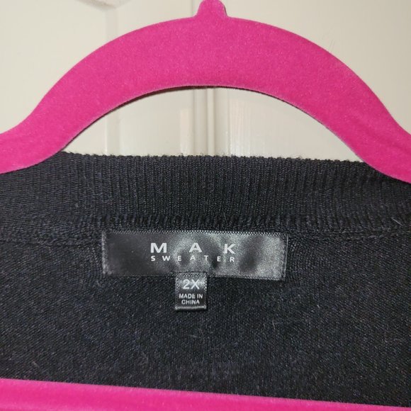 YEMAK Women's Cropped Bolero 3/4 Sleeve Button Down Cardigan Sweater - Picture 5 of 6